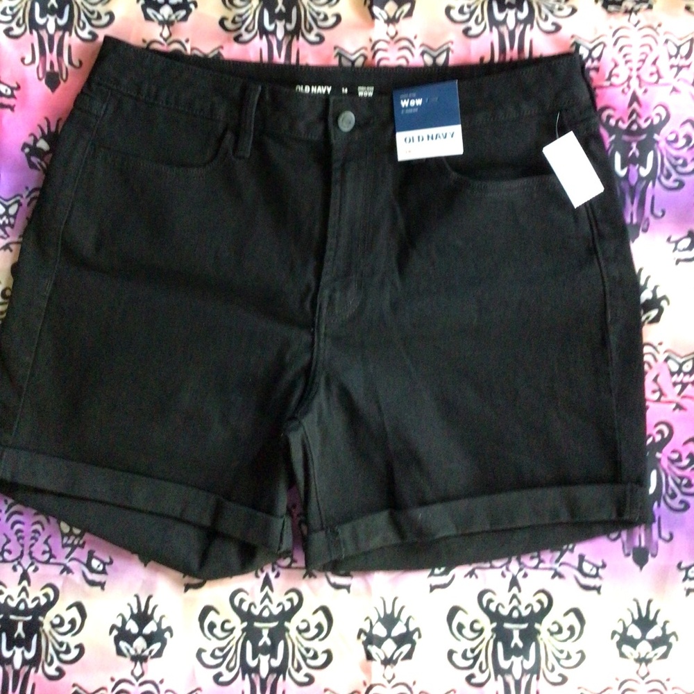 Old Navy High Rise Wow Black Shorts